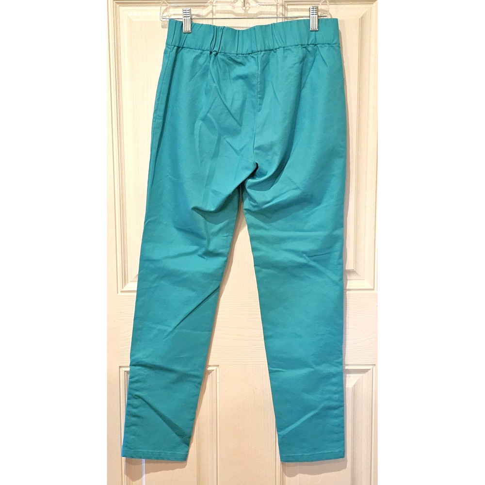 Soft Surroundings Pants Womens XS Turquoise Pull On Snap Hem Stretch 27431 - Picture 2 of 8